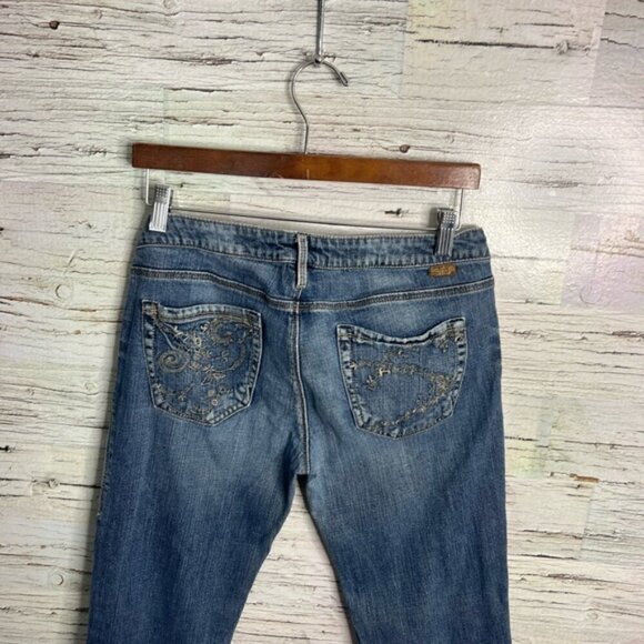 Silver Jeans Kyle Bootcut Denim Womens 30 Blue 5-Pocket Whisker Medium Wash - Picture 9 of 9